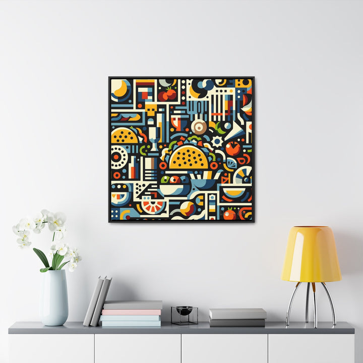 Fiesta of Abstract Taco Delights - Abstract Art - My Divine Hands