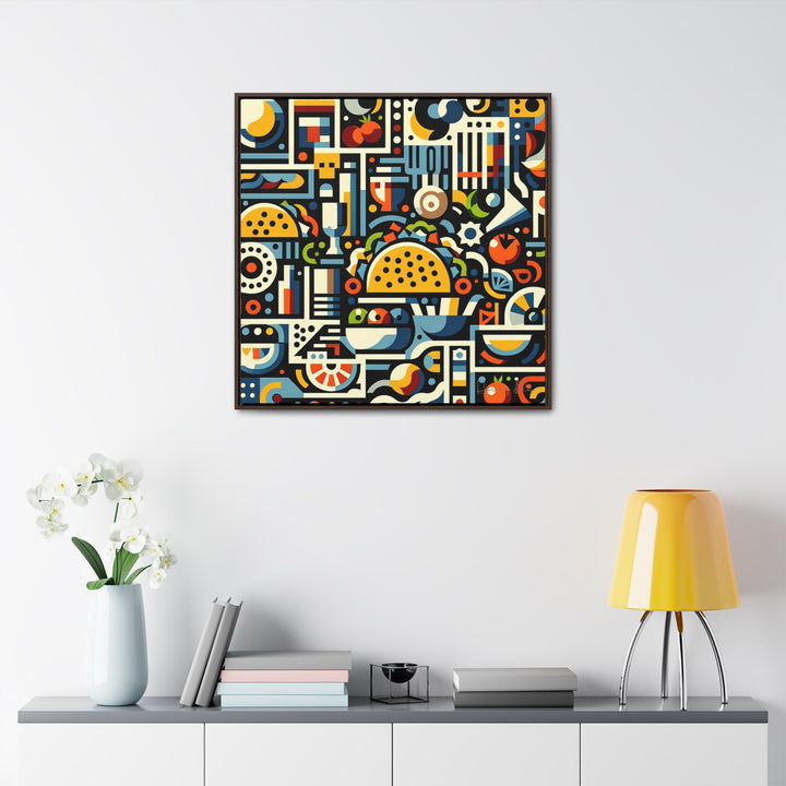 Fiesta of Abstract Taco Delights - Abstract Art - My Divine Hands