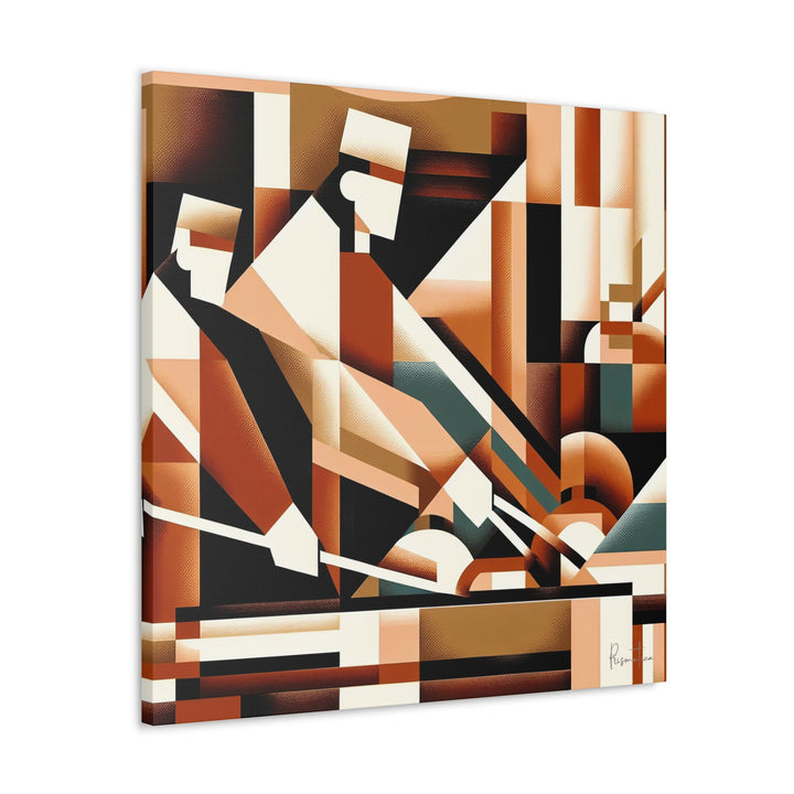 Lorelei Jensen - Cubism Painting - My Divine Hands