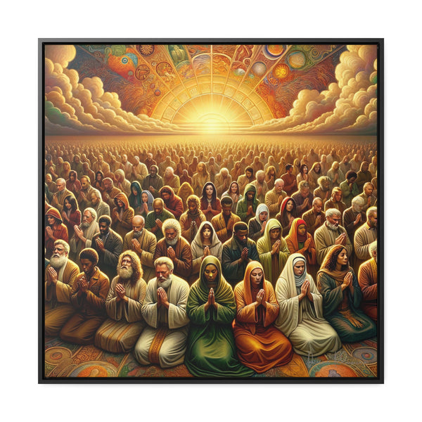 Radiant Dawn of Unified Devotion - Faith Art - My Divine Hands