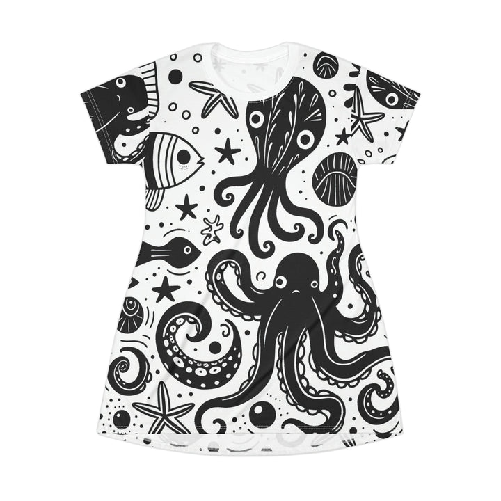 Sea Creatures - Sensory T-Shirt Dress - My Divine Hands