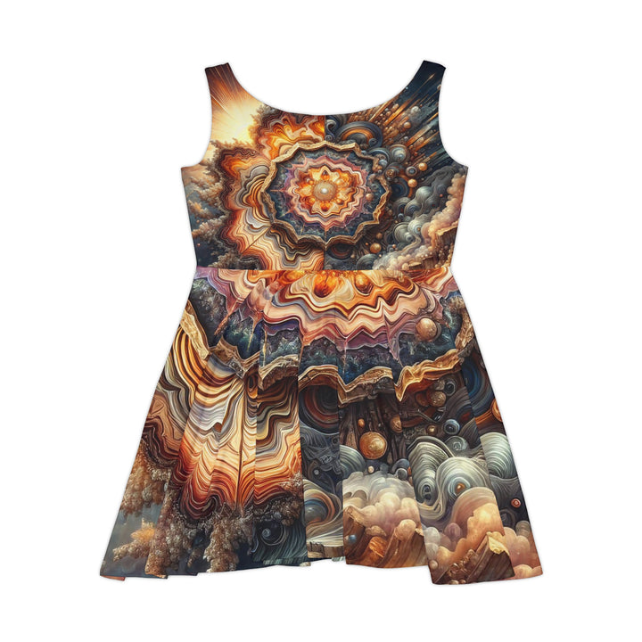 Techtonic Sunrise - Women's Skater Dress - My Divine Hands