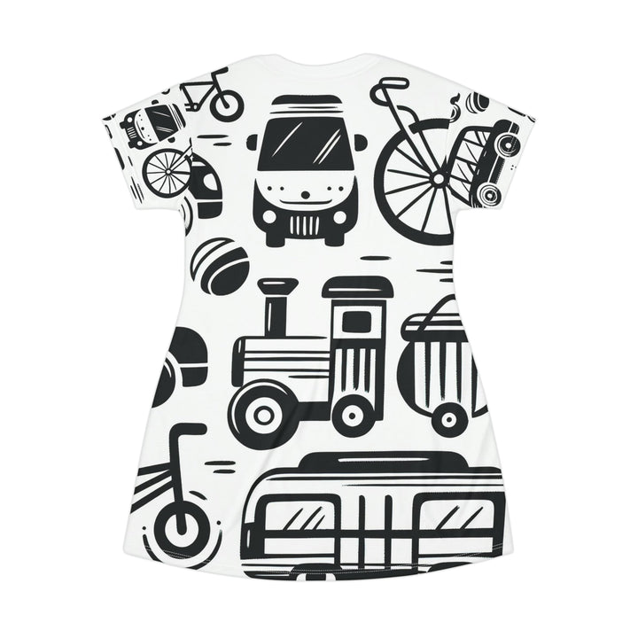 Transportation Vehicles - Sensory T-Shirt Dress - My Divine Hands