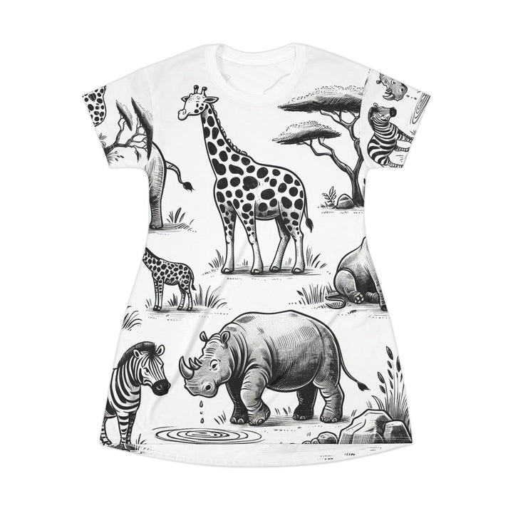 Zoo Animals - Sensory T-Shirt Dress - My Divine Hands