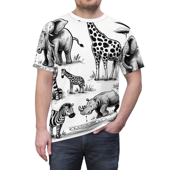 Zoo Animals - Sensory Unisex Tee - My Divine Hands